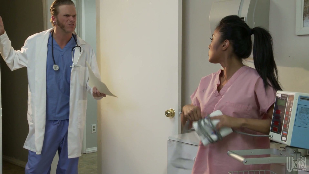 Nurse sweet first time licking